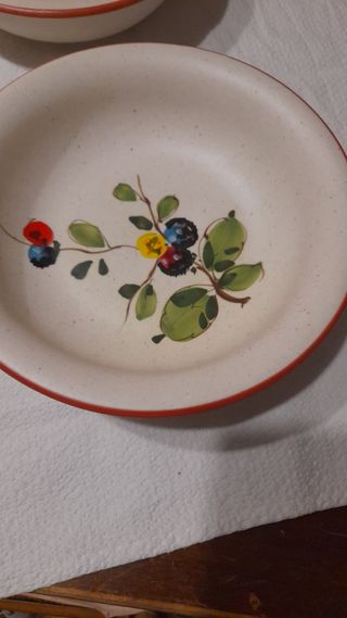 Piatti in ceramica  rustica