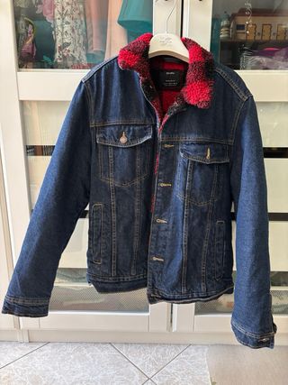 Giacca jeans imbottita