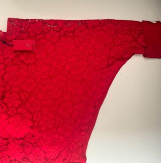 Blusa encaje Carolina Herrera