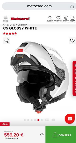 SCHUBERTH C5 GLOSSY WHITE CASCO