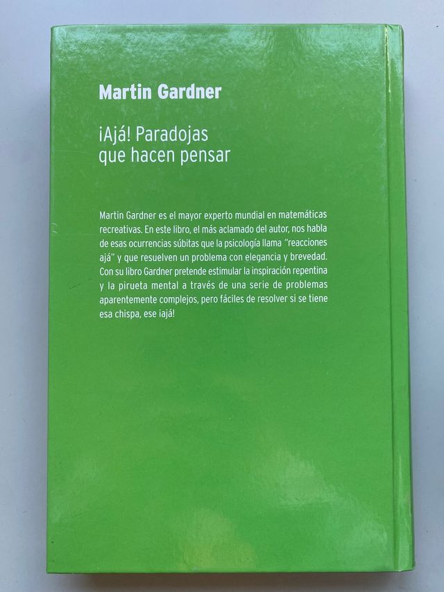 ¡Ajá! paradojas que hacen pensar