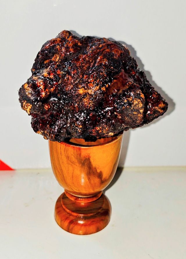 Gran cabujón AMBAR de Sangre HISPANO