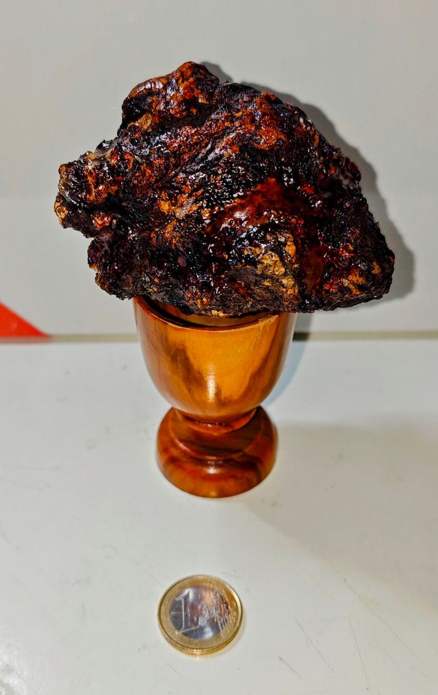 Gran cabujón AMBAR de Sangre HISPANO