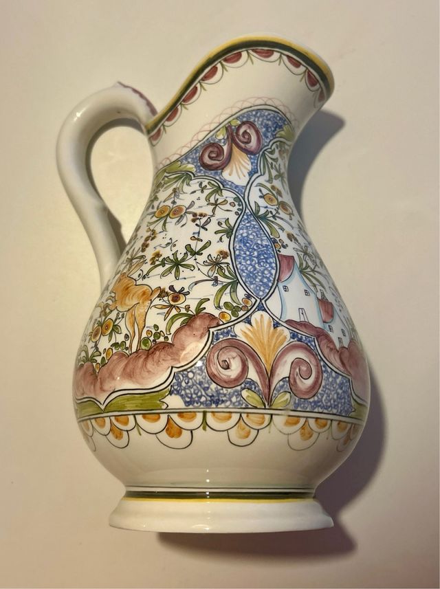 JUEGO AGUAMANIL COMPUESTO POR JARRA Y JOFAINA