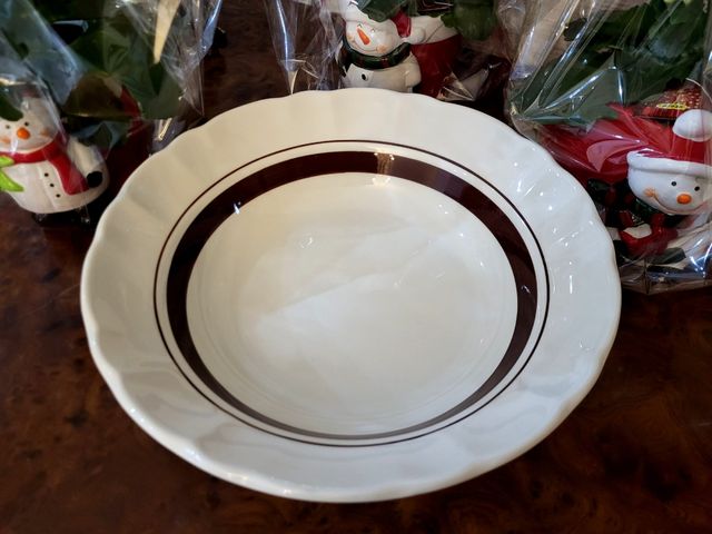 Zuppiera ceramica vintage Gallo,nuova