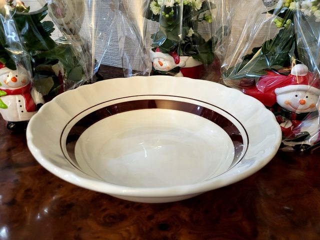 Zuppiera ceramica vintage Gallo,nuova