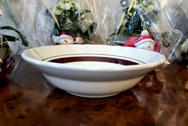 Zuppiera ceramica vintage Gallo,nuova