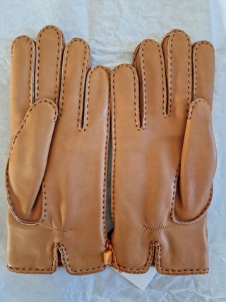 Para de guantes piel