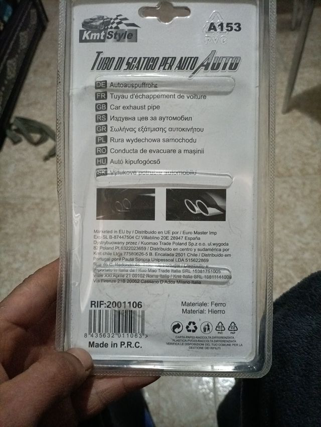 Embellecedor tubo de Escape