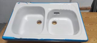 lavabo dos senos roca