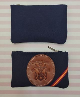 NOVEDAD! MONEDERO LONA/PIEL INFANTERÍA DE MARINA
