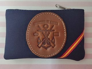 NOVEDAD! MONEDERO LONA/PIEL INFANTERÍA DE MARINA