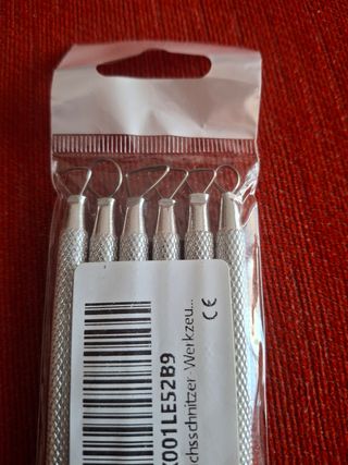 Pack 6 herramientas para tallar