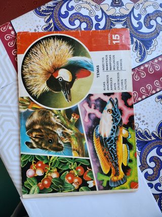 Cromos animales y plantas 