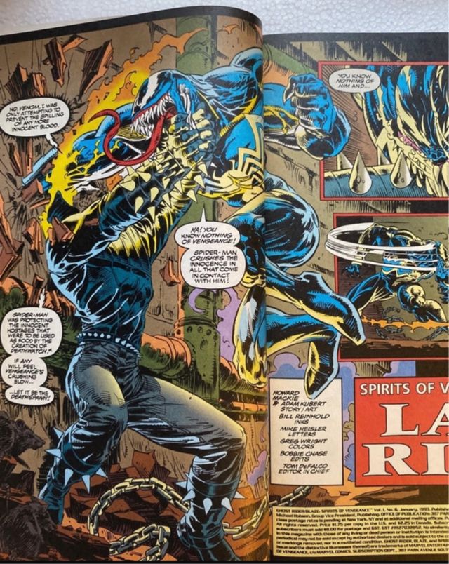 Ghost Rider Blaze n.6 Spirits Of Vengeance Venom