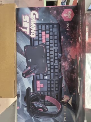Gaming Set Tastiera Mouse Cuffie 