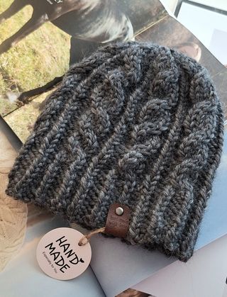 Berretto lana da uomo fatto a mano