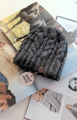 Berretto lana da uomo fatto a mano