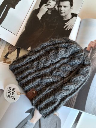 Berretto lana da uomo fatto a mano