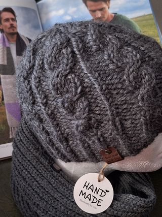 Berretto lana da uomo fatto a mano