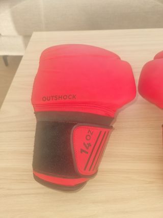 Guantes Boxeo, cintas y protector dental