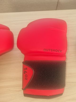 Guantes Boxeo, cintas y protector dental