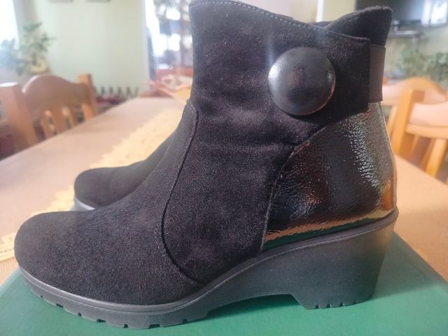 Stivaletti neri da donna, 39, Enval Soft