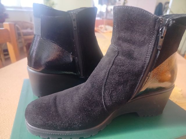 Stivaletti neri da donna, 39, Enval Soft