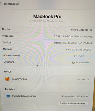 MacBook Pro 2017 133