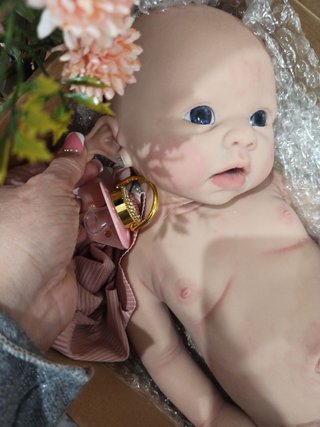 Reborn silicona 50 cm niña