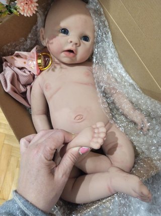 Reborn silicona 50 cm niña
