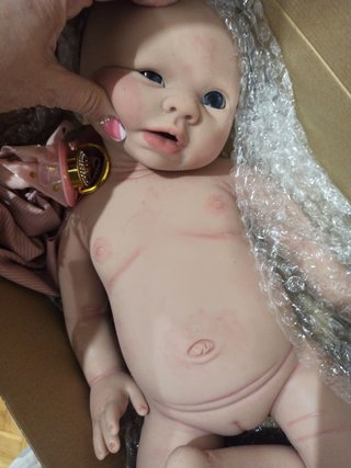 Reborn silicona 50 cm niña
