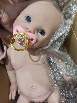 Reborn silicona 50 cm niña