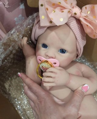 Reborn silicona 50 cm niña