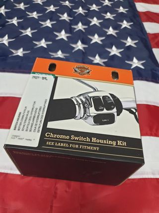 Cover pulsanti cromato Harley Davidson