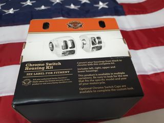 Cover pulsanti cromato Harley Davidson