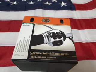 Cover pulsanti cromato Harley Davidson