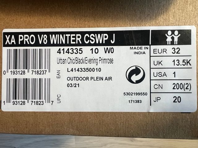 Zapatillas bota Salomon niña/o