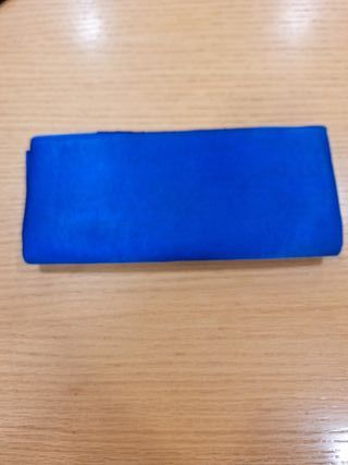 Bolso fiest azul klein raso
