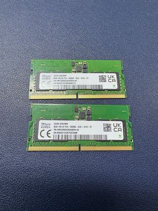RAM DDR5 16GB 5600 2x8 SODIMM