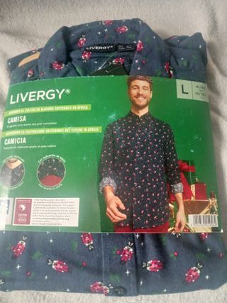 Camisa estampado cascanueces navideña