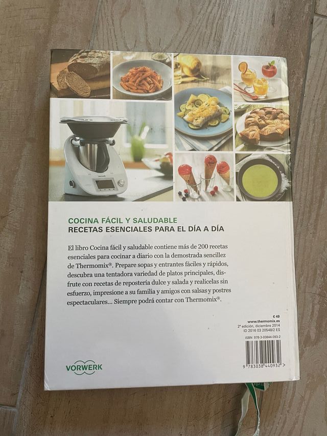 Libro cocina fácil y saludable thermomix