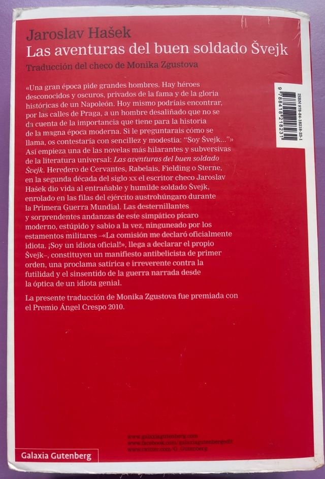 Hasek - Las Aventuras del Buen Soldado Svejk