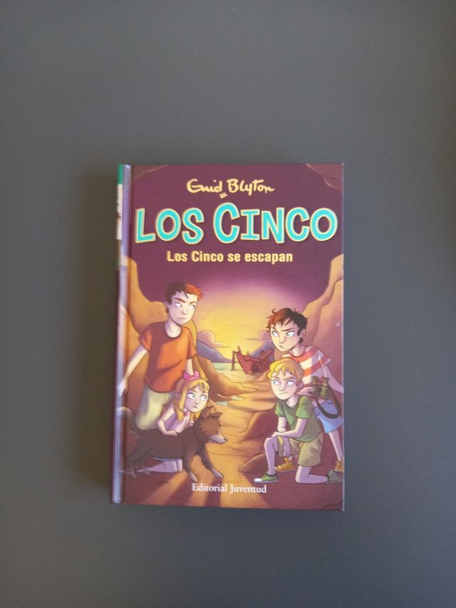 Colección libros LOS CINCO 1, 2, 3