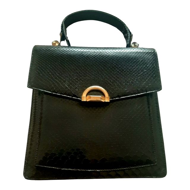 Bolso pitón 1960 1970 increíble