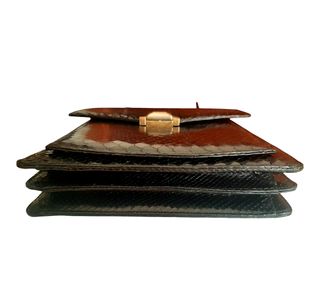 Bolso pitón 1960 1970 increíble