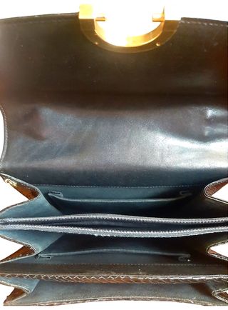 Bolso pitón 1960 1970 increíble