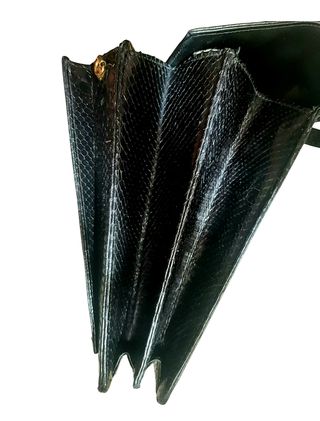 Bolso pitón 1960 1970 increíble