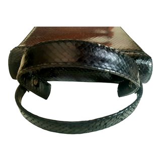 Bolso pitón 1960 1970 increíble