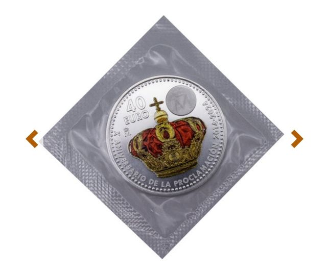 Moneda X aniversario proc Felipe VI